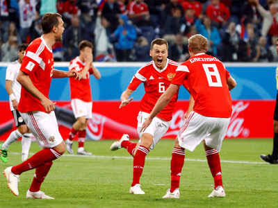 Menang Terus, Rusia Dipastikan  Lolos ke Putaran 16 Besar 